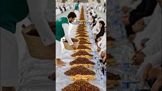 Makkah Iftar: Dunya ka Sabse Khoobsurat Dastarkhwan! ❤️🕋 #shorts #ramadan