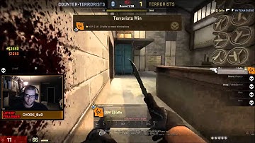 Glock Ace, 1v4  -- CSGO