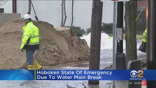 Hoboken still dealing with massive water main break