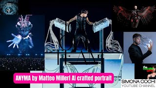 #podcast  ANYMA by Matteo Milleri AI crafted  portrait by Digital Journalist Simona Cochi