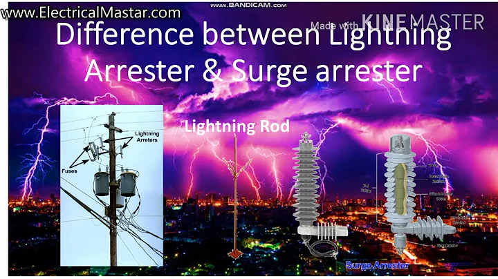 Difference between Lightning arrester Surge Arrester and lightning Rod