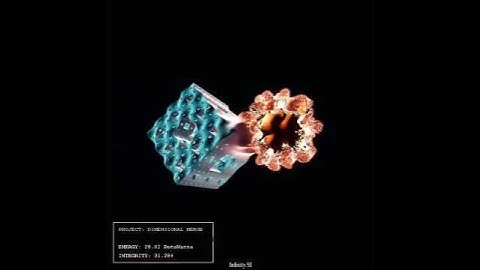 Kijken hoe de spons van Menger samensmelt met de Mandelbulb 🤯#shorts #fractal #merge