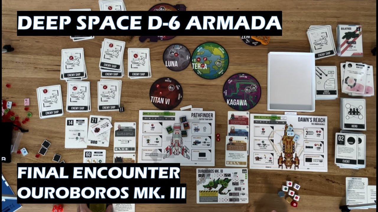 Deep Space D-6 Armada Final Encounter Play Through Boss Battle