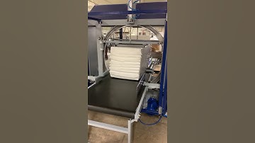 Orbit 12 horizontal stretch wrapper   Foam panels