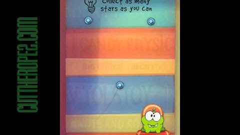 Cut The Rope 2: Experiments Level 1-2 Getting Starter Box Walkthrough