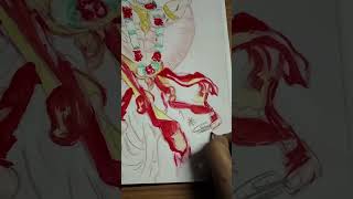 draw hanuman ji 🔥#drawing #hanumanji #hanuman #art