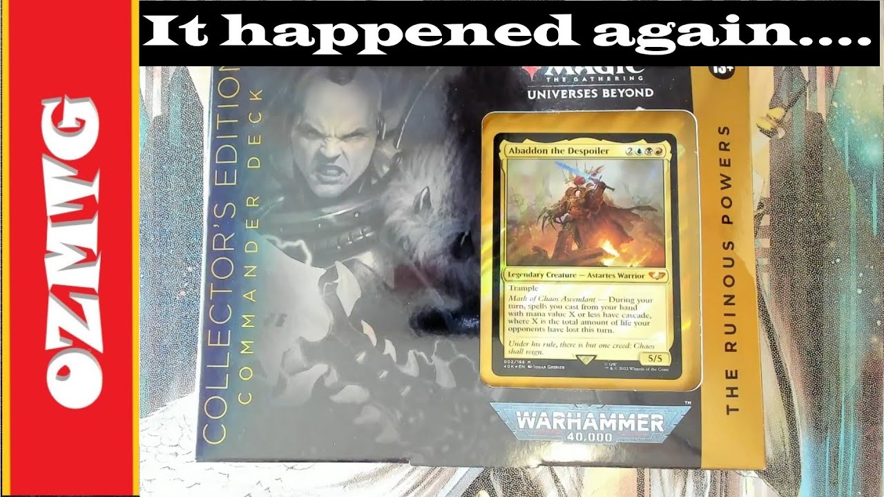 WH40K Collectors Edition Commander Deck - The ruinous powers