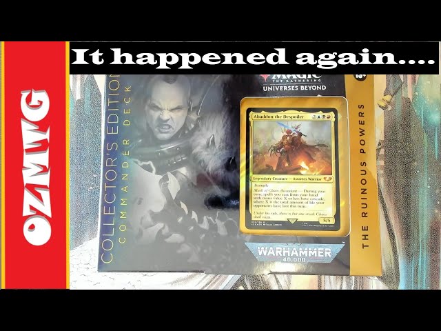 WH40K Collectors Edition Commander Deck - The ruinous powers