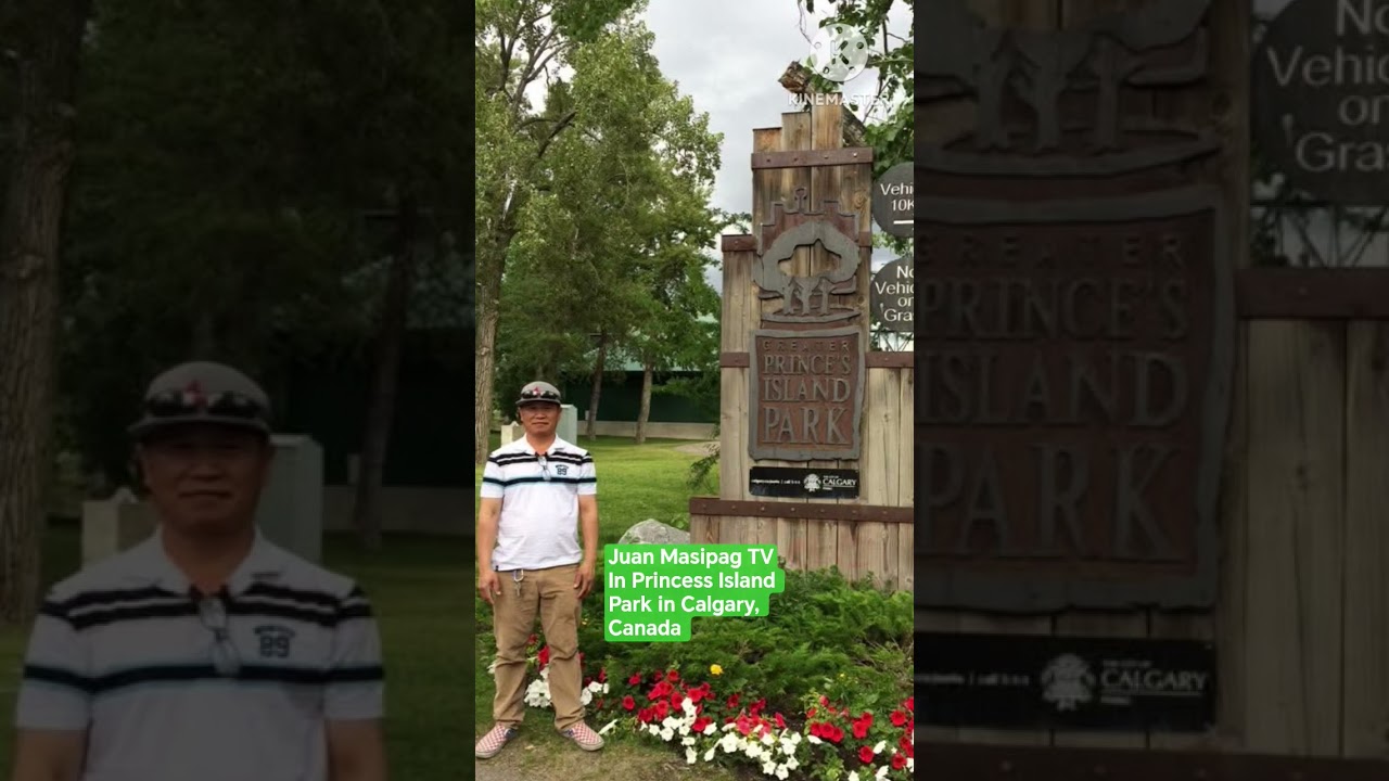 Juan Masipag in Princess Island Park Calgary, Canada