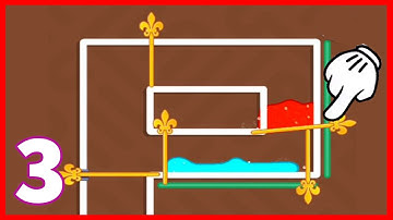 Color Fall Pin Pull gameplay Part 3 | Color Fall game (Android,iOS)