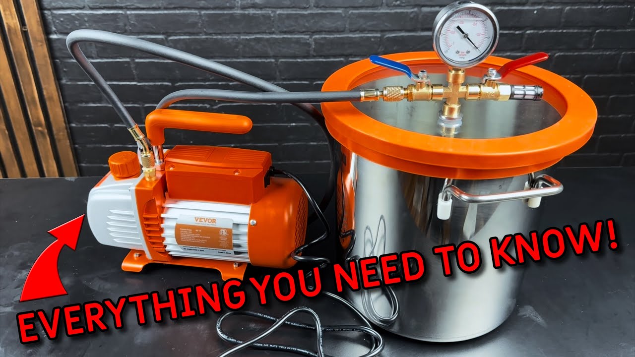 Обзор вакуумной камеры и насоса VEVOR 3 галлона