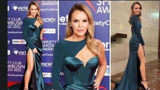 Amanda Holden, 51, turns heads in thigh-split gown as jaw-dropping legs take centre-stage