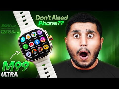 Best 5G Android Smartwatch of 2026⚡️|| M99 Ultra😱|| With 8GB+128GB, HD Camera😩|| 