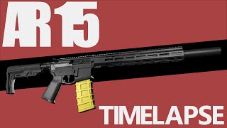 AR15 Texturing Timelapse