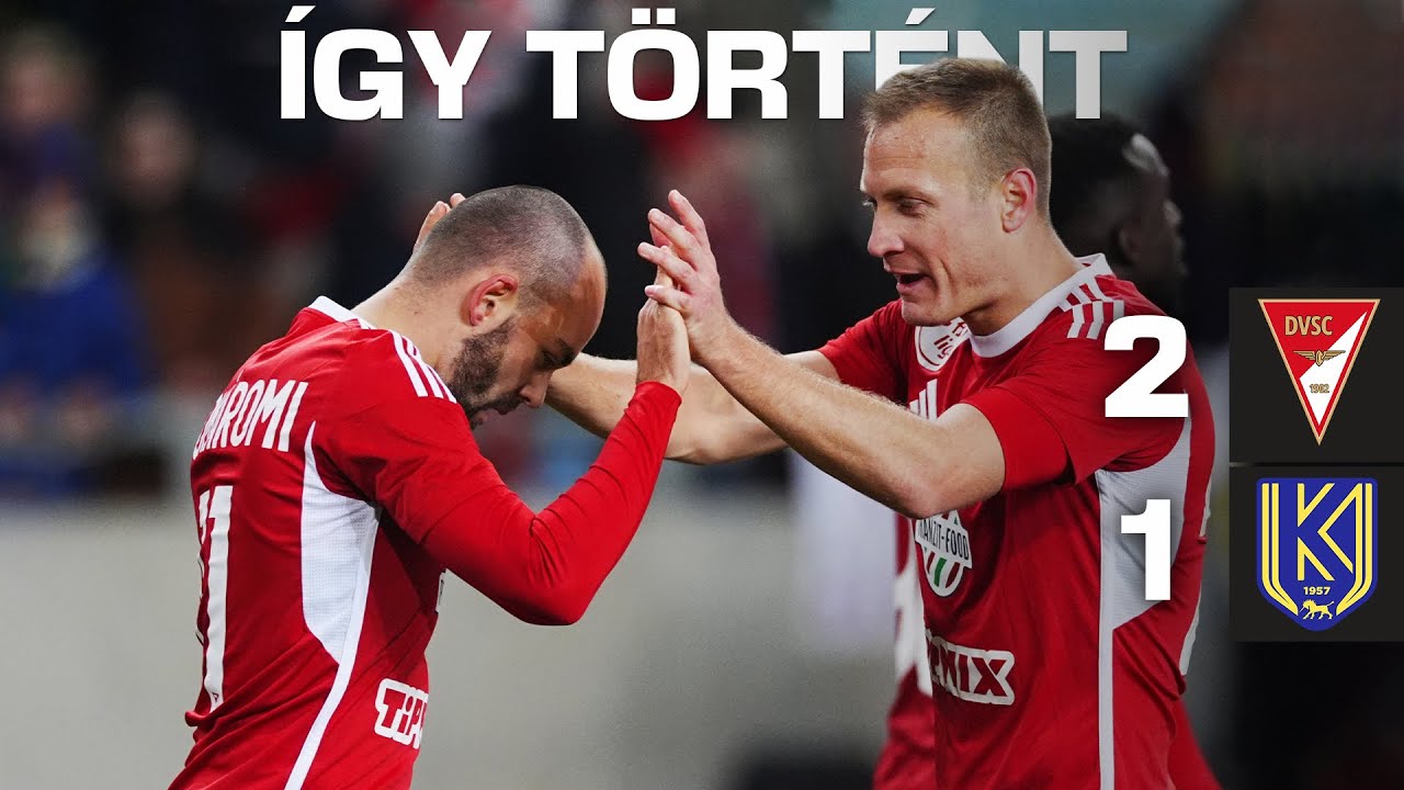 🎥DVSC-KAZINCBARCIKA: ÚJABB FONTOS GYŐZELEM⚽