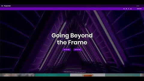 Purple Experimental Sticky Section Website - Made with Wix Editor X