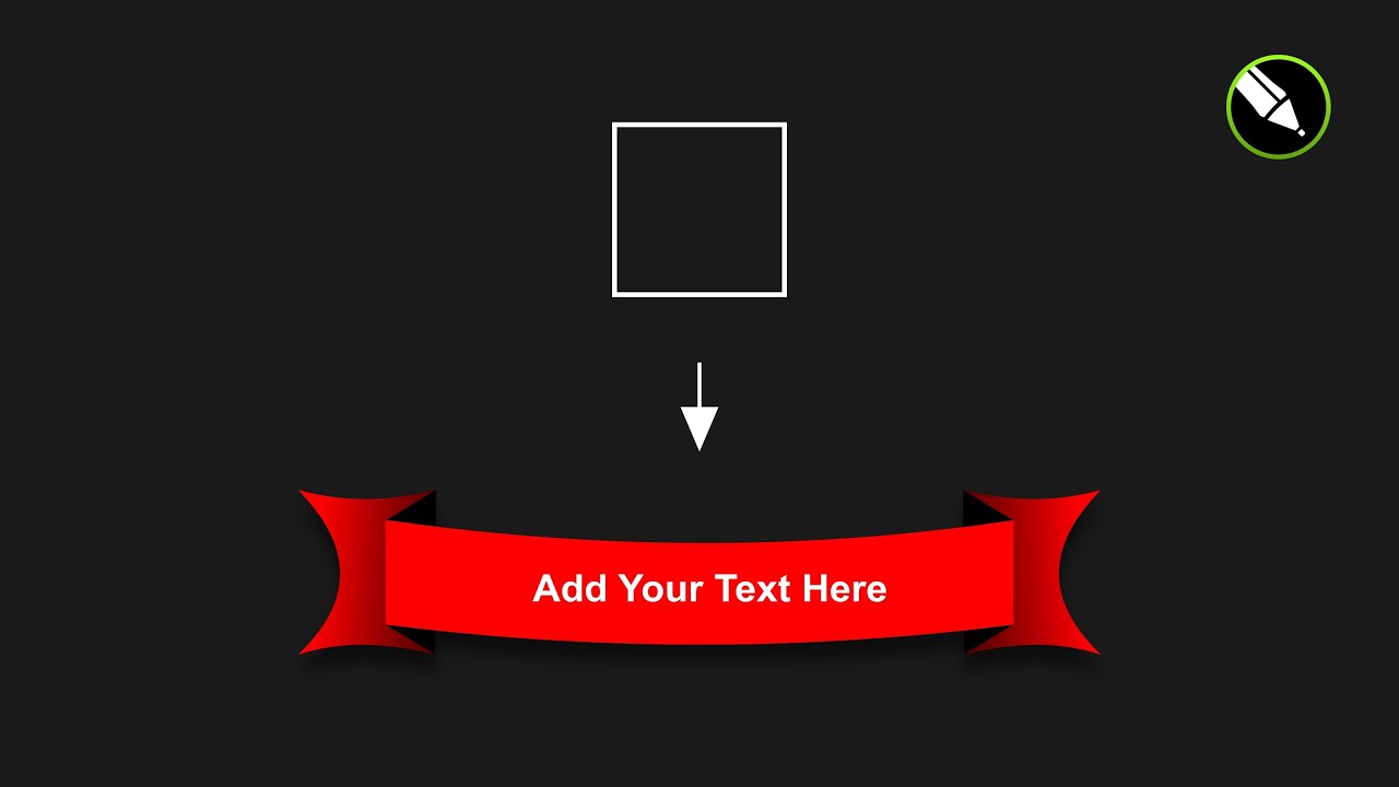 Create Ribbon with Tips and Tricks in CorelDraw | Fk Online Education