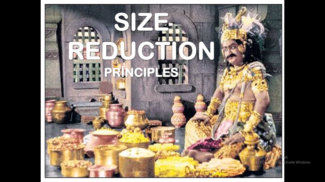 Size Reduction Principles