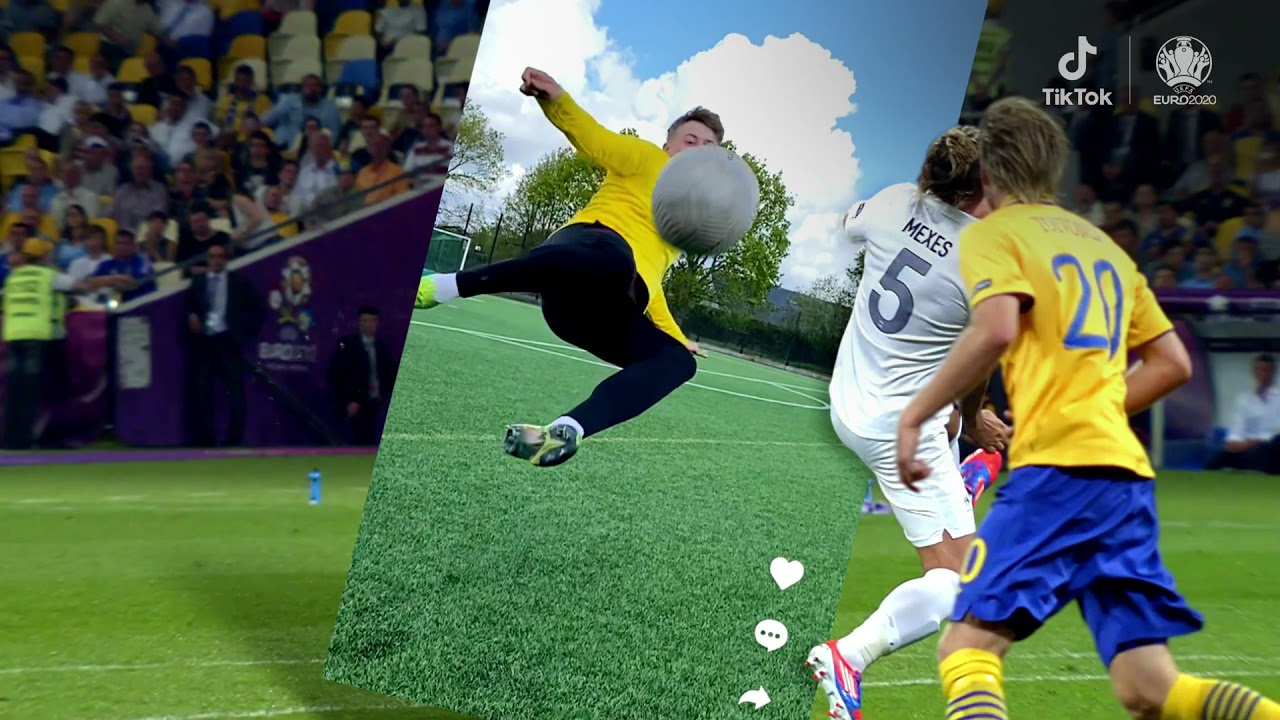 Le terrain de jeu des fans I EURO2020 I TikTok