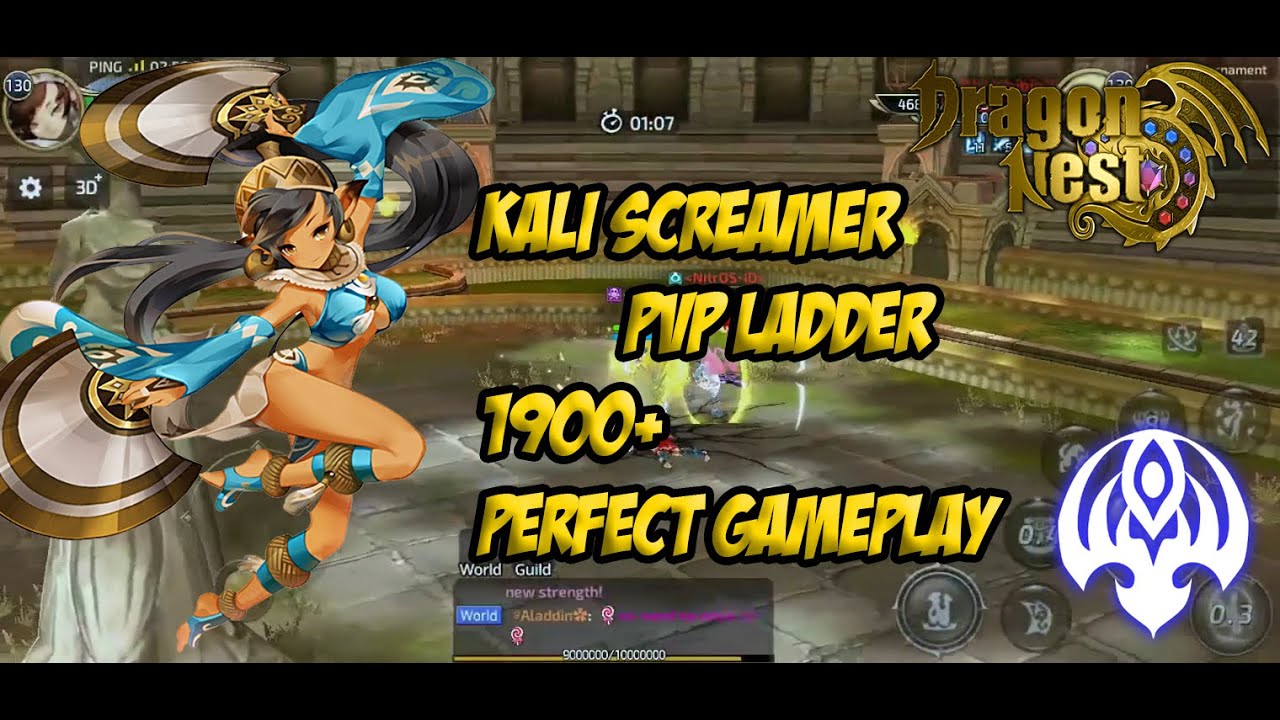 DNM BEST COMBO FOR PVP !! Kali Dark shaman PVP Ladder ~ Dragon nest M Combo gameplay