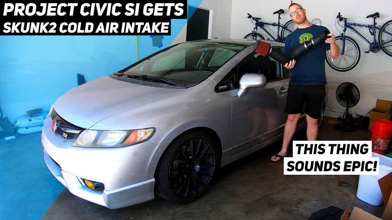 Skunk2 Cold Air Intake Installed on my FA5 || Project Civic Si Part 32