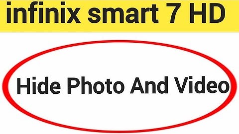 How to show and hide photo and video, Infinix Smart 7 HD me photo hide kaise karen