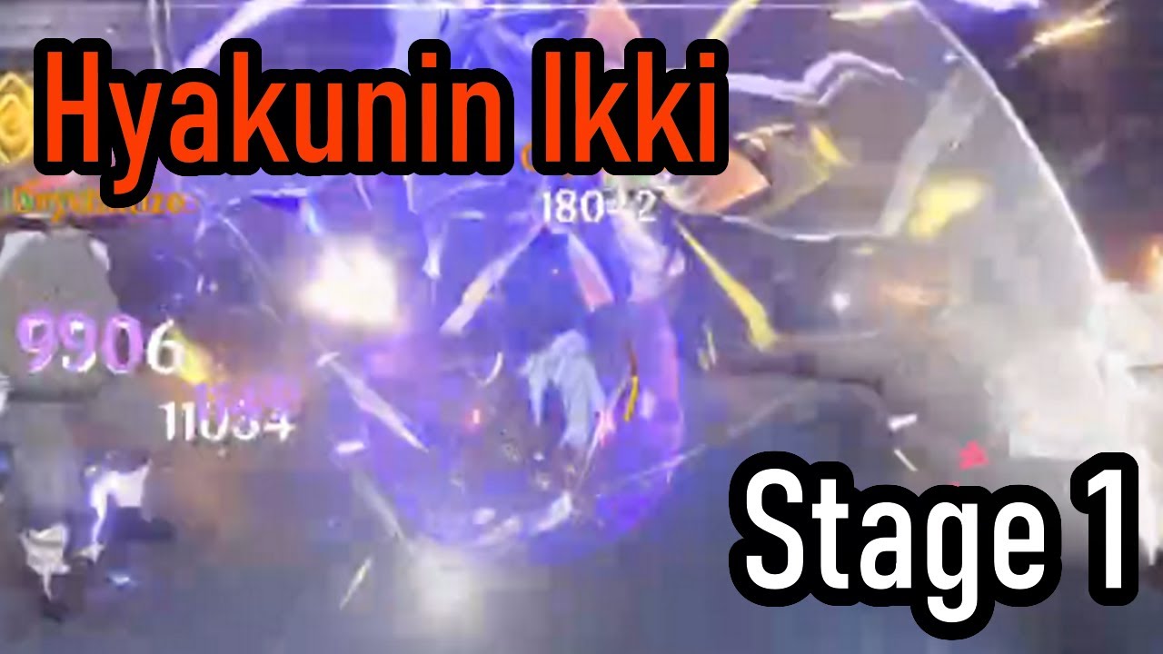 Hyakunin Ikki (Stage 1 - Extreme) | 2000+ Points | Genshin Impact - YouTube