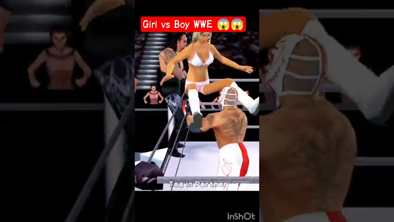 😱Girl vs boy 😱 wwe😱😱 