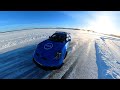 Lapland Ice Driving - Porsche 992 GT3 drifting on Paul Ricard track (front)