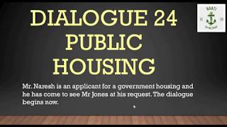 Dialogue 24 - PUBLIC HOUSING (Transcript included)