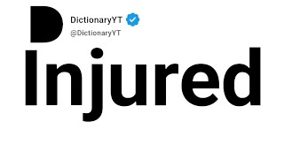 Thumbnail Injured Synonyms | Thesaurus | Similar Words 
