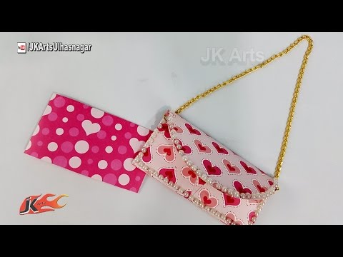 How to Make Purse Envelope Card | DIY card for Mother's Day | JK Arts 1214