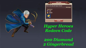 Hyper Heroes Redeem Code (7-7-2018)