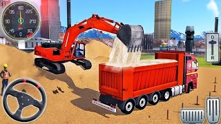🚧 Real City Road Construction Simulator | Heavy Truck & Excavator Gameplay (Android) screenshot 3