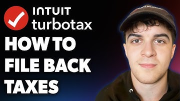 How to File Back Taxes on Turbotax (step-by-step) (Full 2025 Guide)