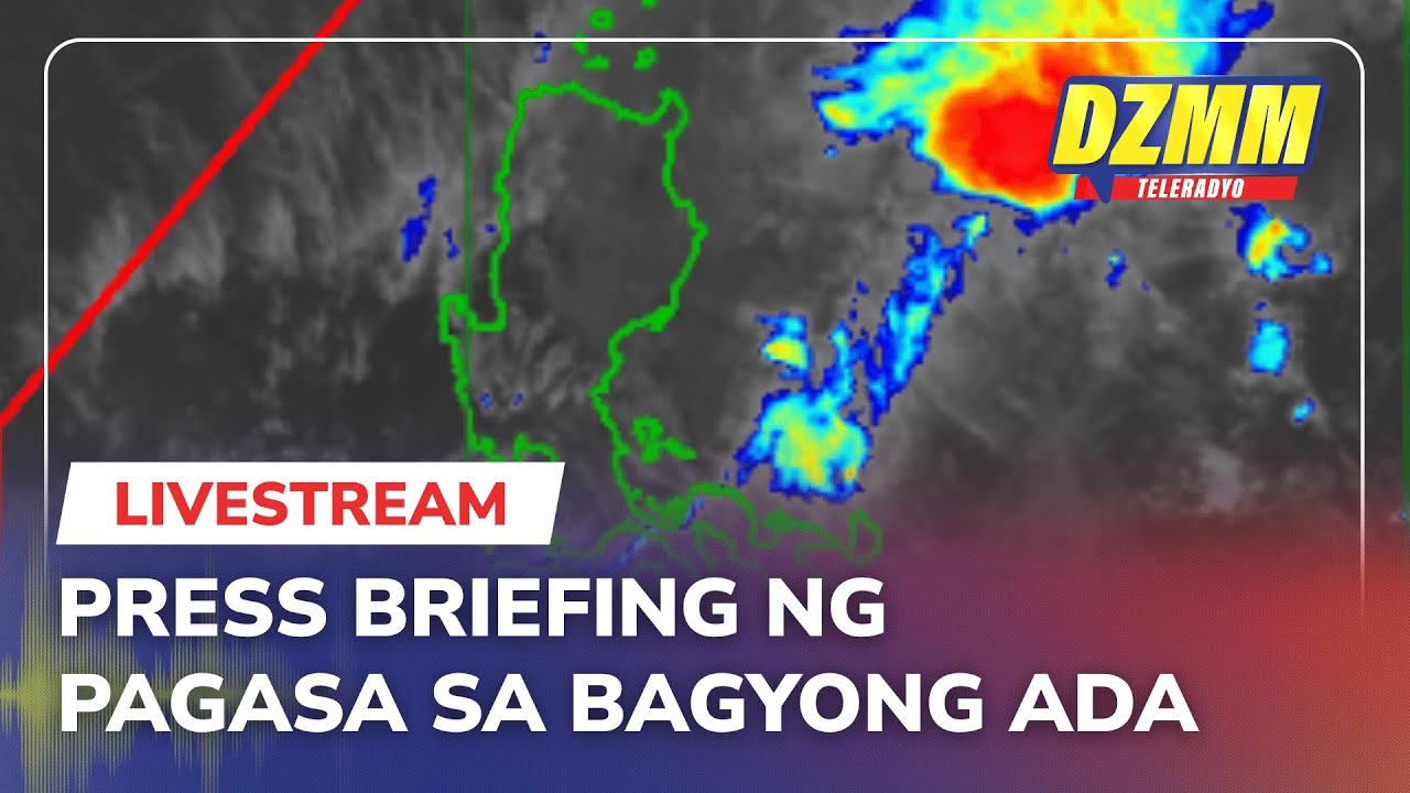 LIVE: 11AM PAGASA briefing on TS Ada | DZMM Teleradyo (18 January 2026)