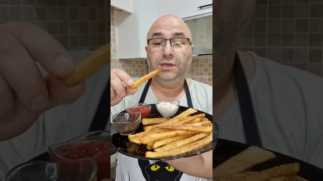 PATATES KIZARTMASI TARİFİ – UN YOK – NİŞASTA YOK – DIŞI ÇITIR İÇİ YUMUŞACIK PUF PUF