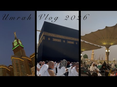Umrah 2026 Vlog Mecca and Medina 🤍🫀
