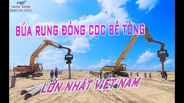 Búa Rung Ép Cọc Bê Tông Điện Mặt Trời - Công Ty Hừng Sáng