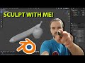 SIMPLEST SCULPTING TUTORIAL FOR BLENDER 2025!