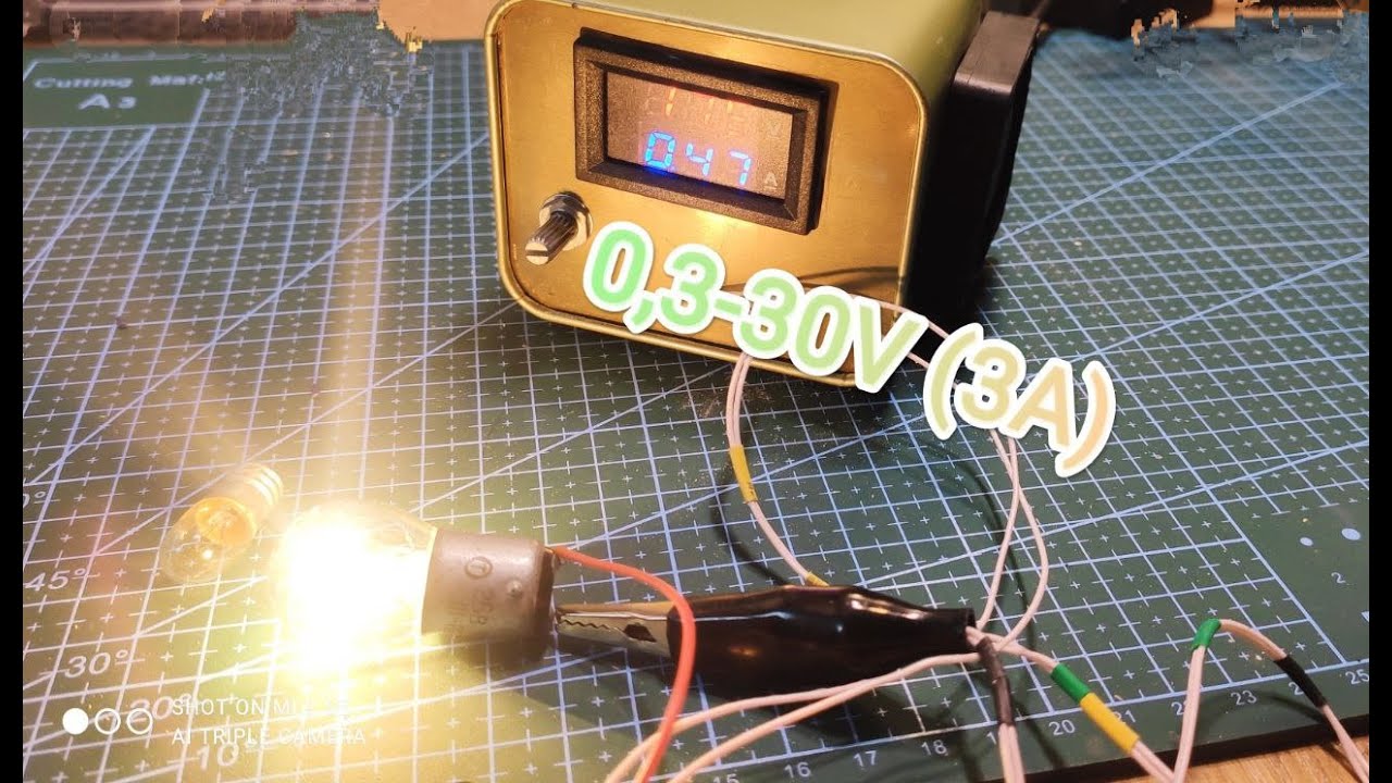 Самодельный ЛБП своими руками (ЛБП) 30В 3А ОБЗОР И СБОРКА - YouTube