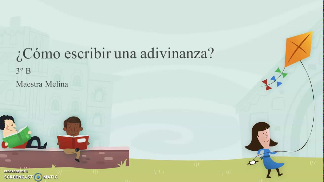 ¿Cómo escribir una adivinanza? YouTube ¿Cómo escribir una adivinanza? YouTube