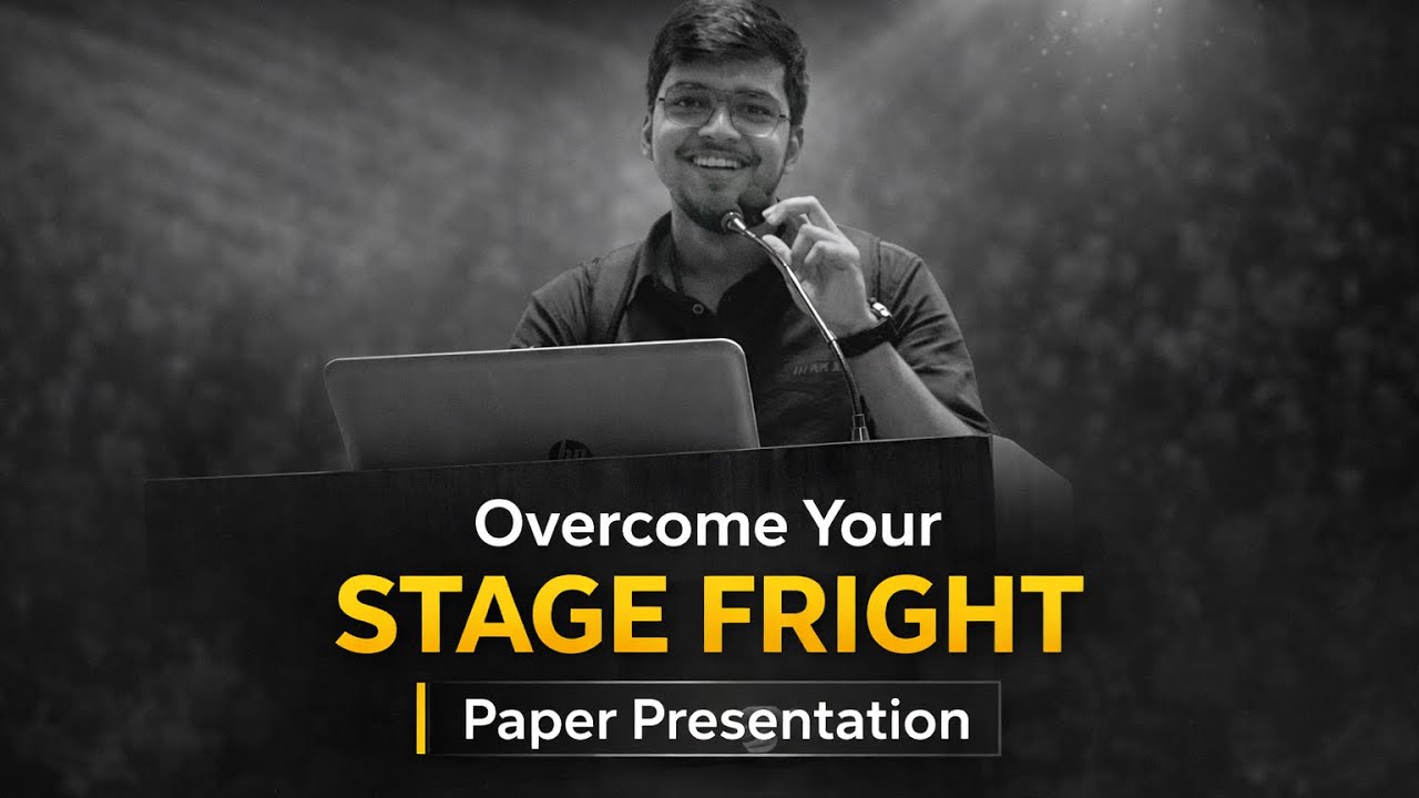 Overcome stage fright😇_tackle technical issues😎_ICAI Paper Presentation📚