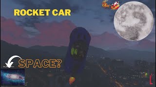 Taking a Rocket Car to the MOON in GTA 5 Online