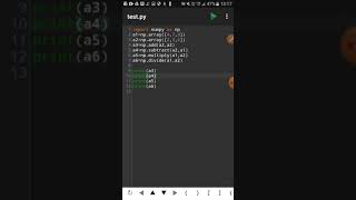 Numpy array cbse 12 IP 18.04.2020 pt-2