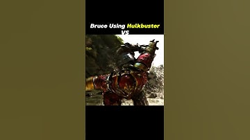 Bruce Using Hulkbuster Vs Tony Stark 😱💀 #marvel #mcu #shorts