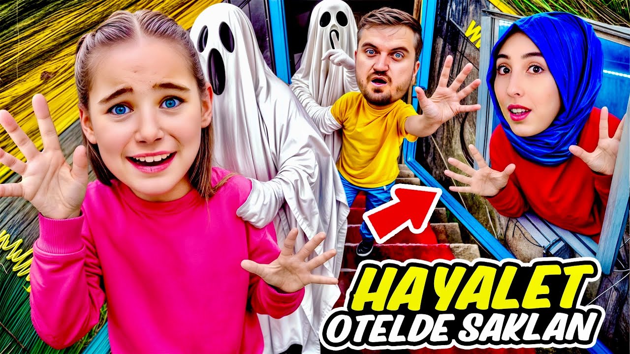 ELİF SİNEM HAYALET OTELDE SAKLAN !! EYVAH ELİF SİNEM KAYBOLDU NEREDE ?! 