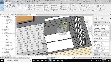 Revit  Part 2   Insulated Garage Foundation Stem Wall, Footer, and Slab for Simple House Project 1