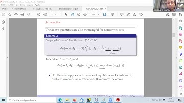 Abderrahim Hantoute, Dual estimates of nonconvexity of sets in Hilbert spaces