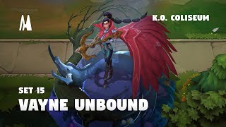 VAYNE UNBOUND | BOOM, EMOTES | TFT SET 15